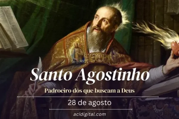 Hoje é celebrado santo Agostinho, doutor da Igreja