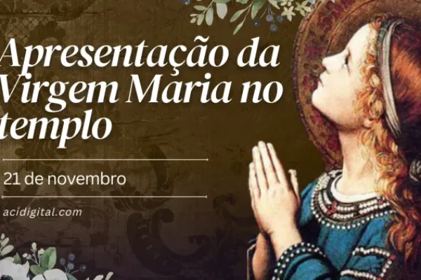 Igreja celebra hoje a apresentação de Nossa Senhora no templo